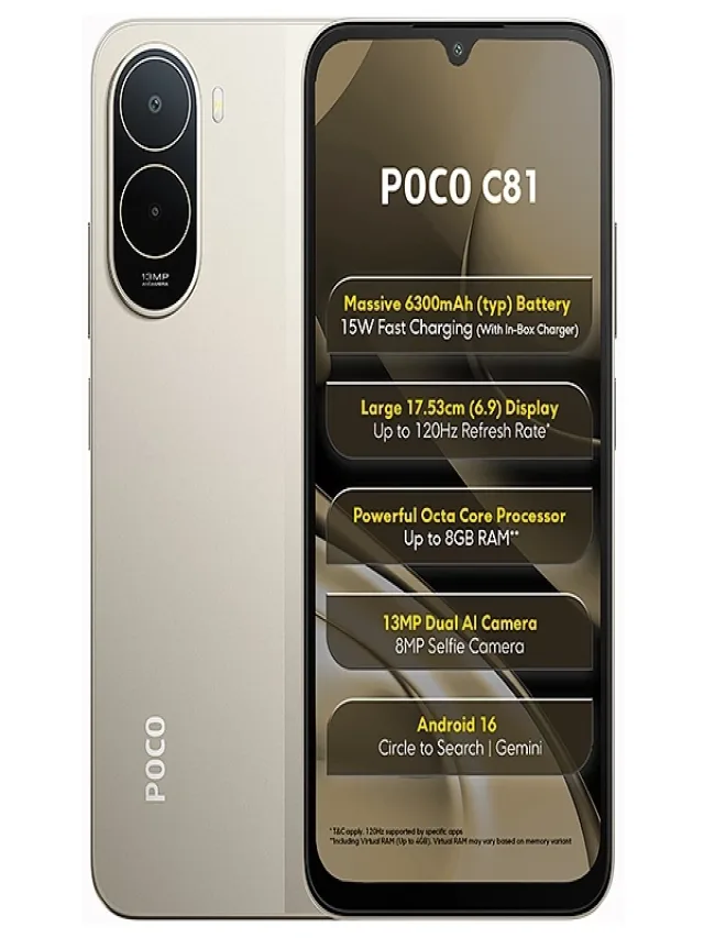Xiaomi Poco C81 Web Story