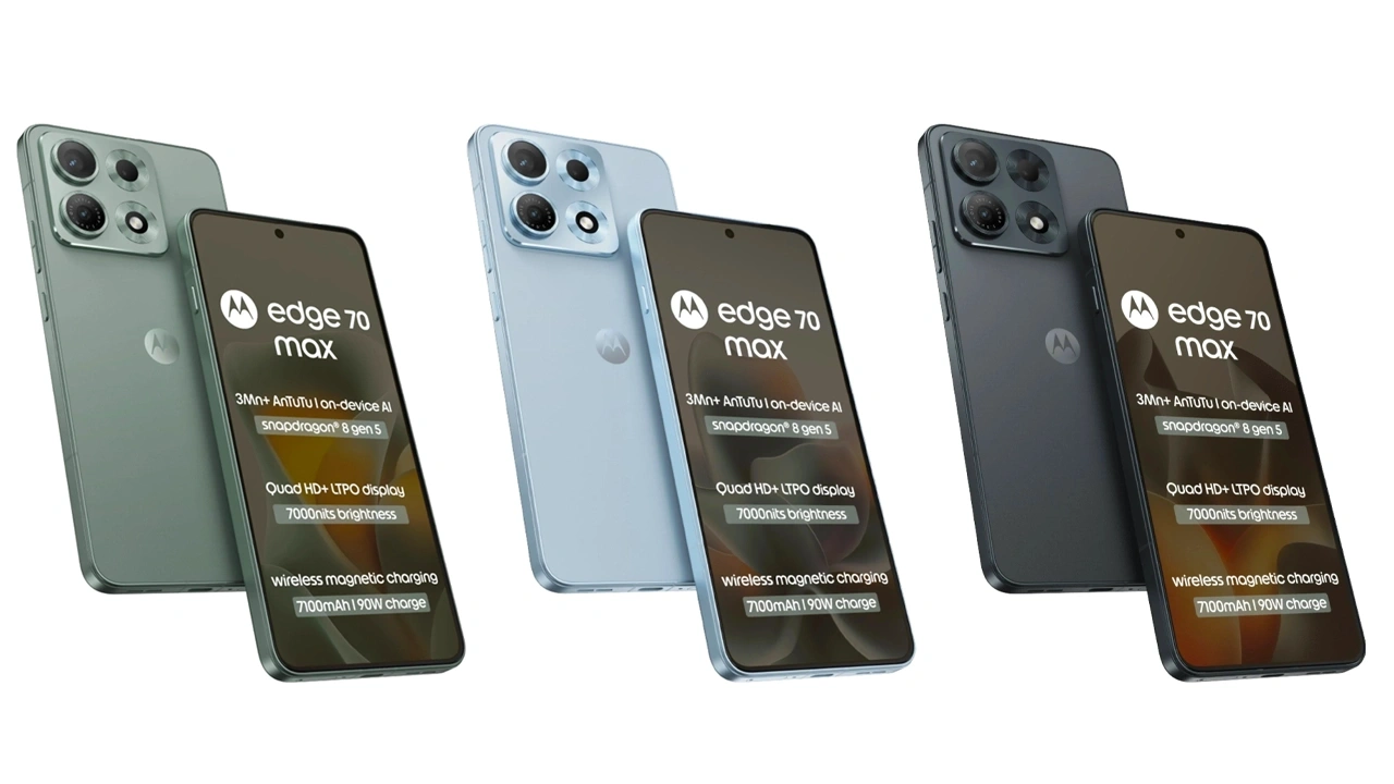 Motorola Edge 70 Max color options