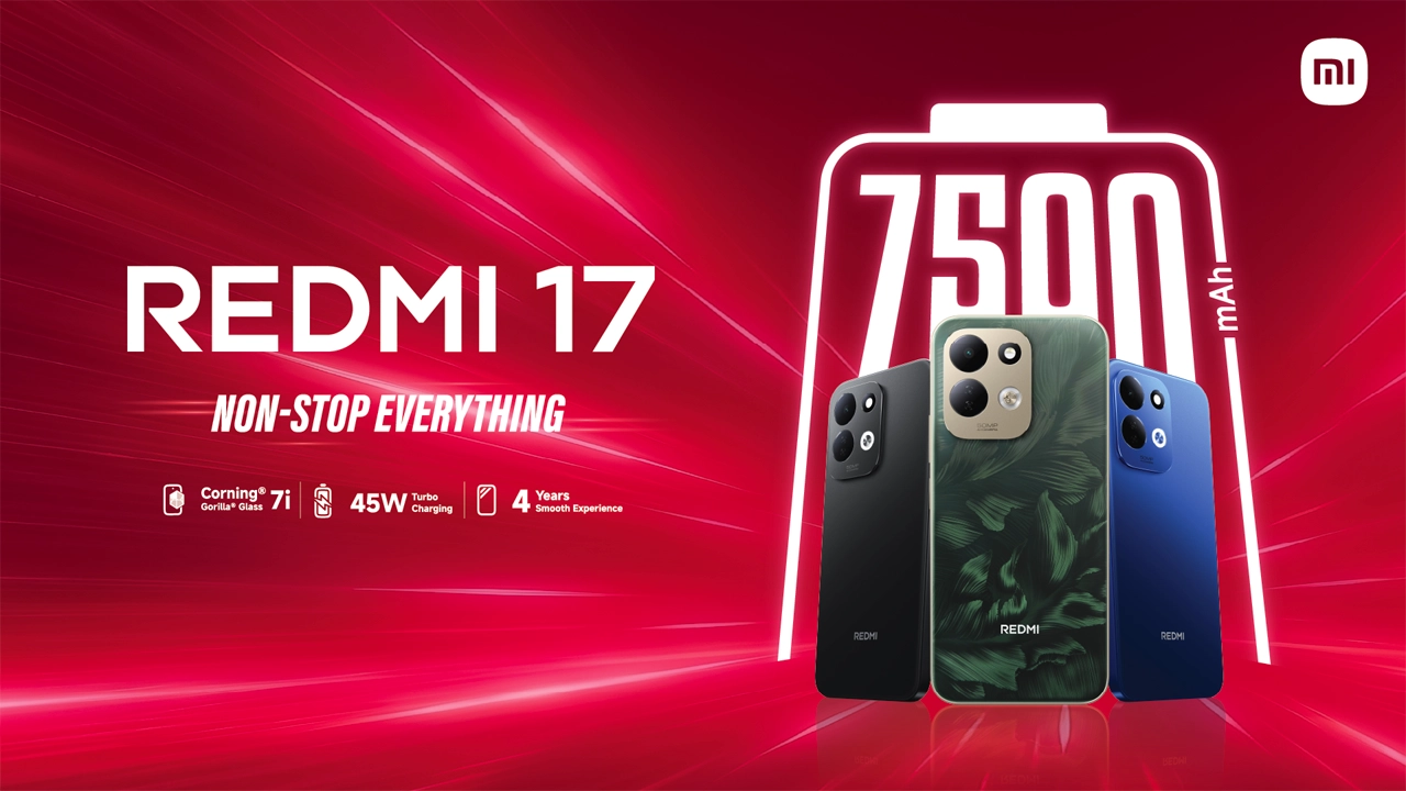 Redmi 17 launches in Nigeria with a 7,520mAh battery, 120Hz display, and 50MP camera